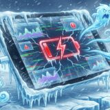 iPadの電源が入らない！赤い電池充電マークのままで起動しない！その理由は寒さ…なのか！？